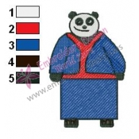 Kung Fu Panda Embroidery Design 15